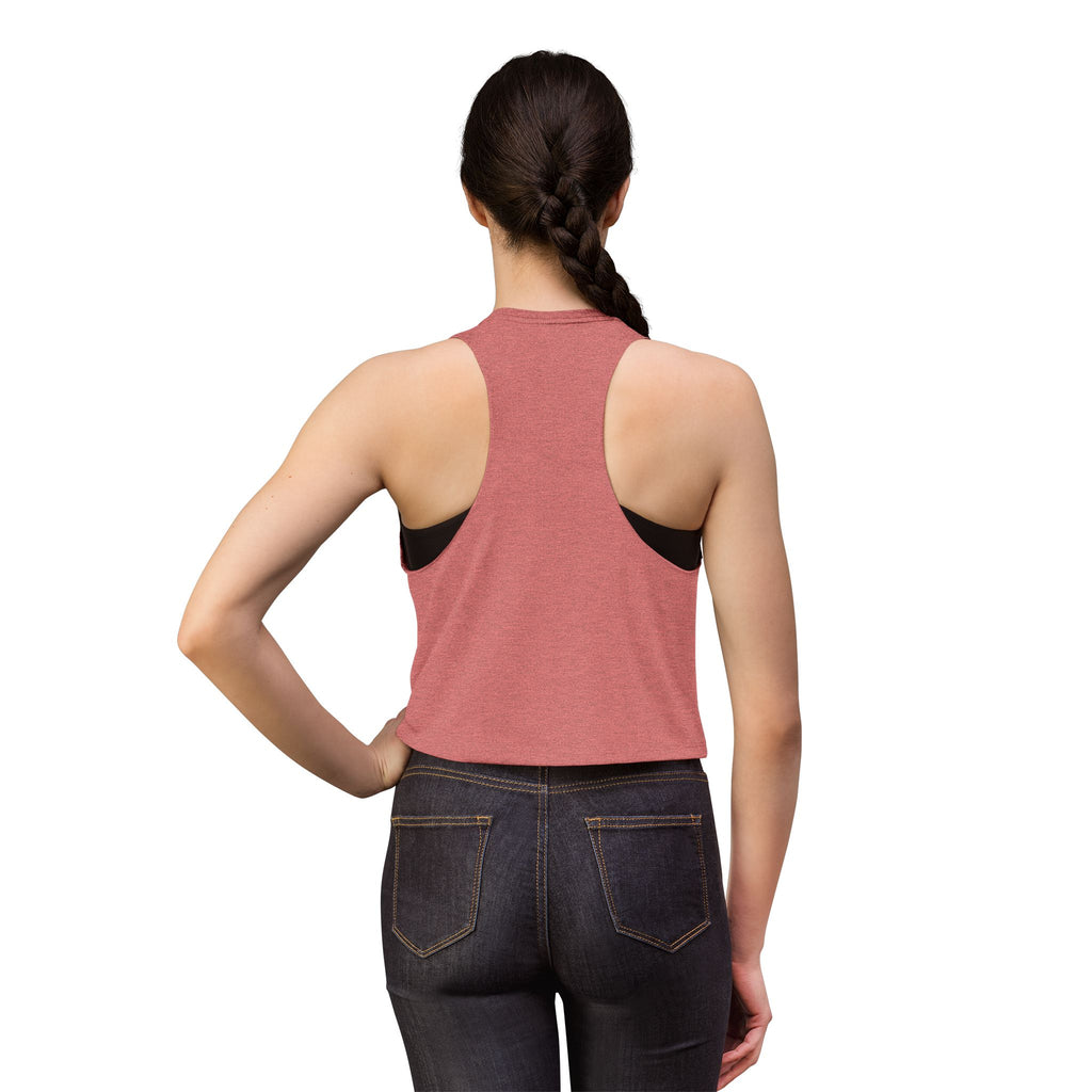 Salty Veins Haut court pour femme — Débardeur blanc sans manches, minimal et estival