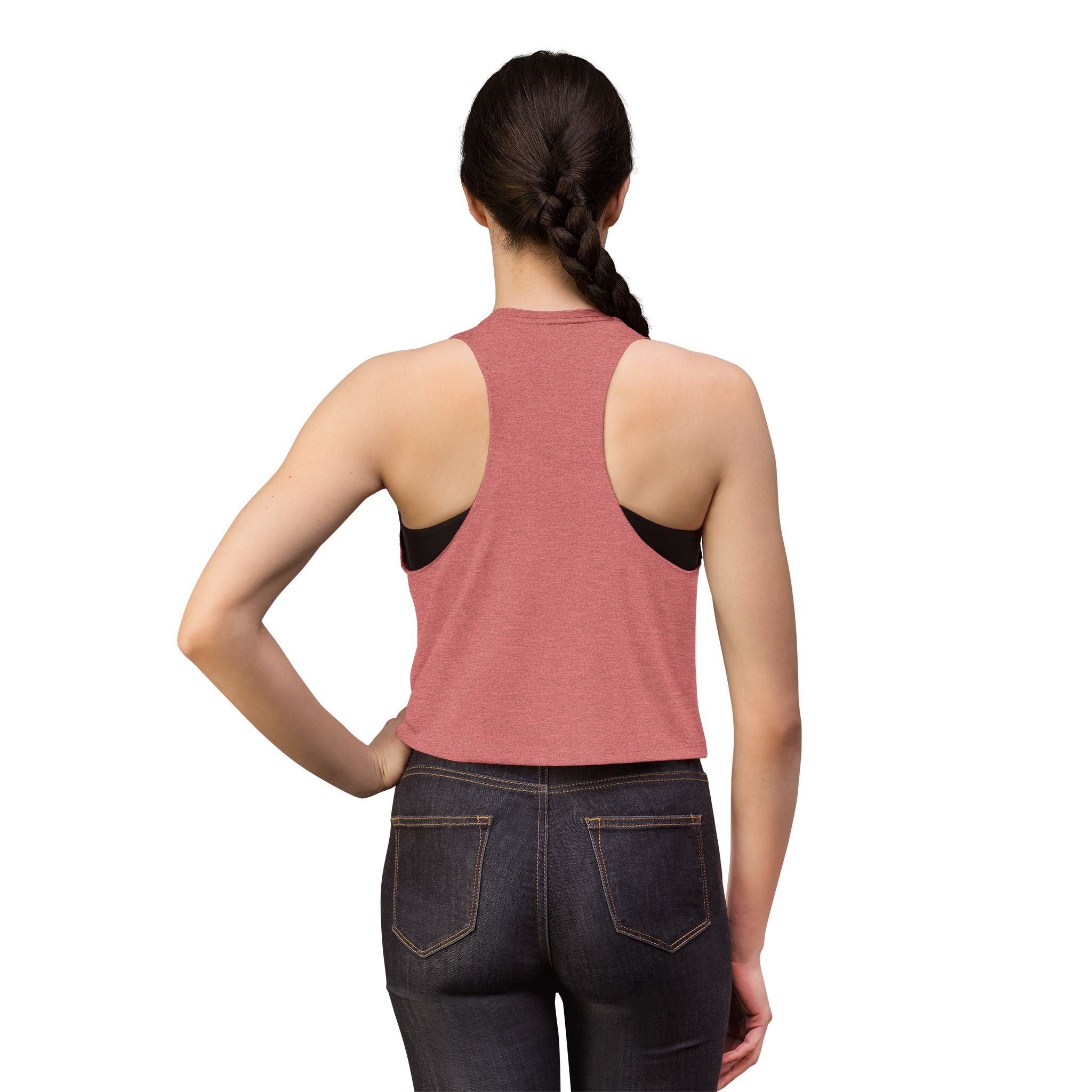 Salty Veins Haut court pour femme — Débardeur blanc sans manches, minimal et estival
