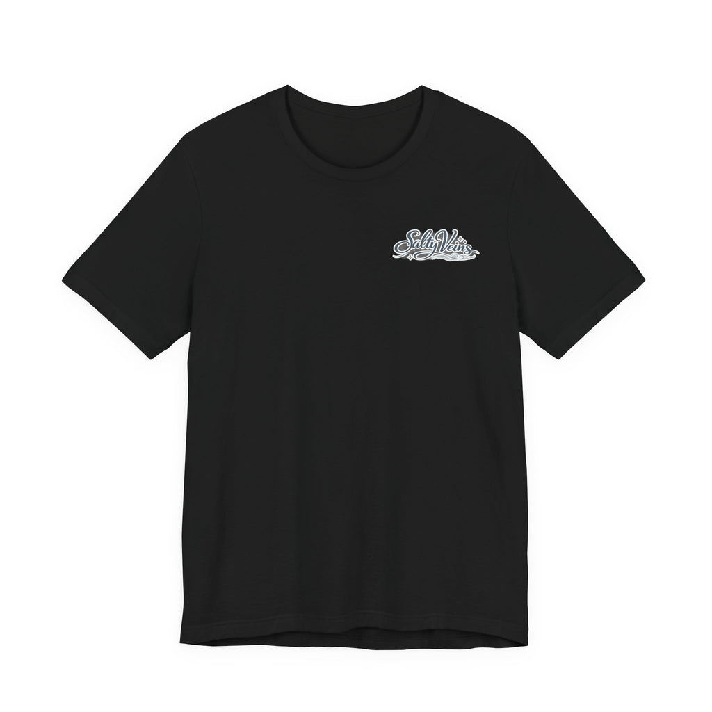 Salty Veins Beach Tee — Surf Graphic Short Sleeve Tee