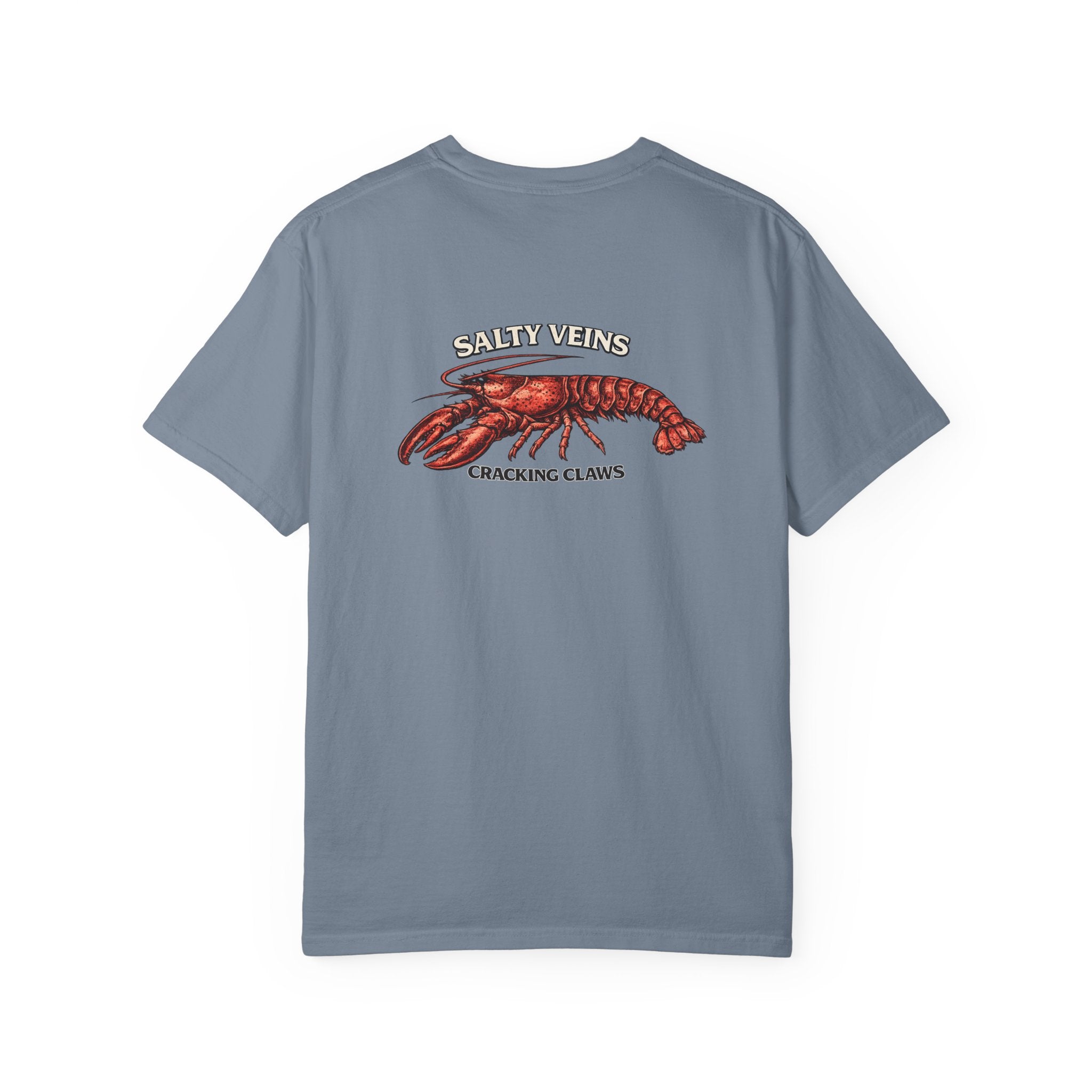 T-shirt Homard Salty Veins — T-shirt graphique « Cracking Claws »