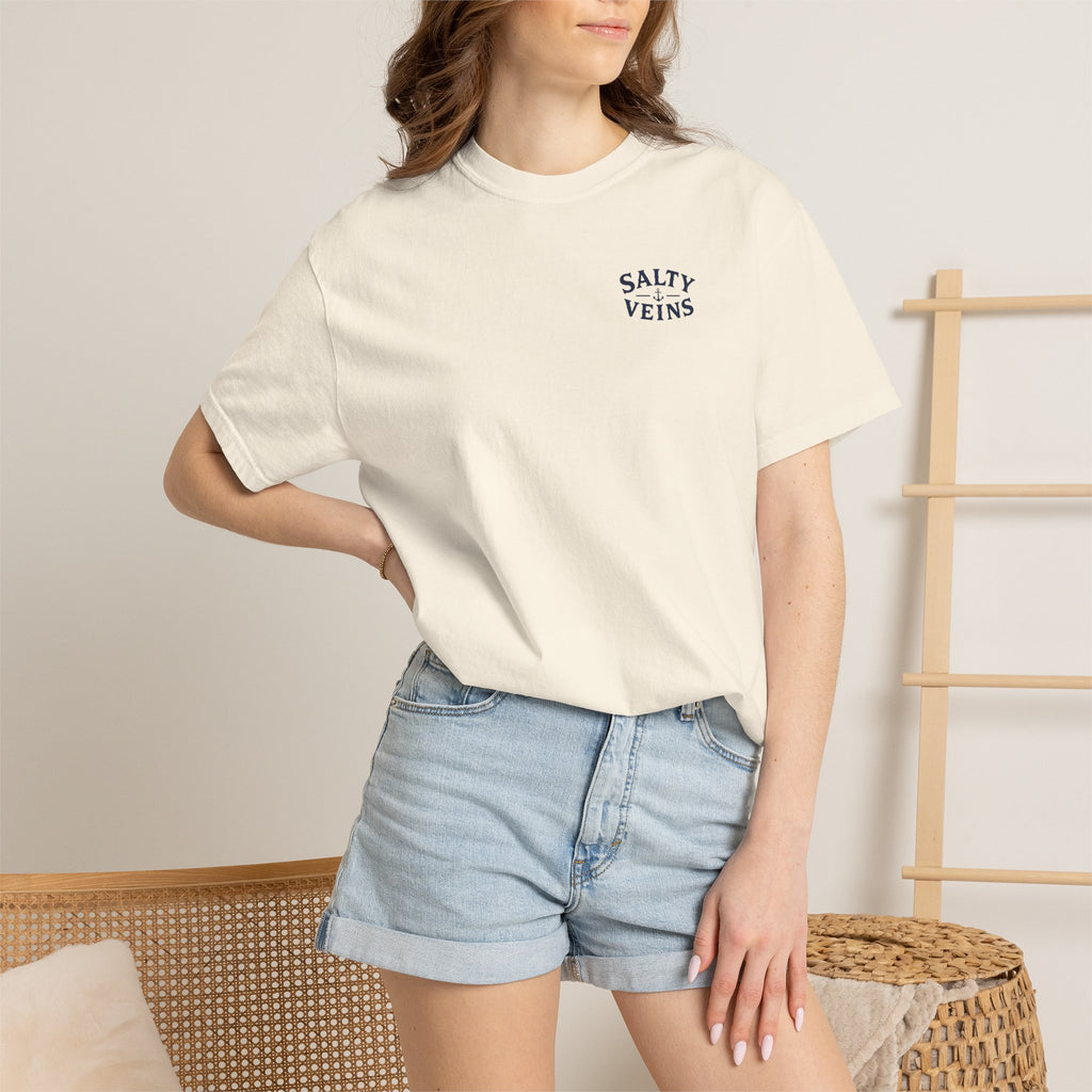 Salty Veins Off the Clock Tee