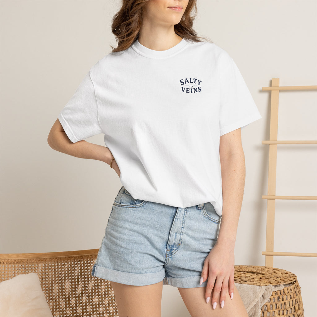 Salty Veins Off the Clock Tee