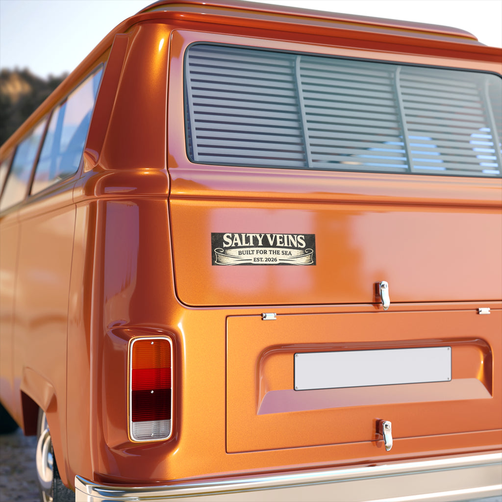 Salty Veins Bumper Sticker — Built For The Sea