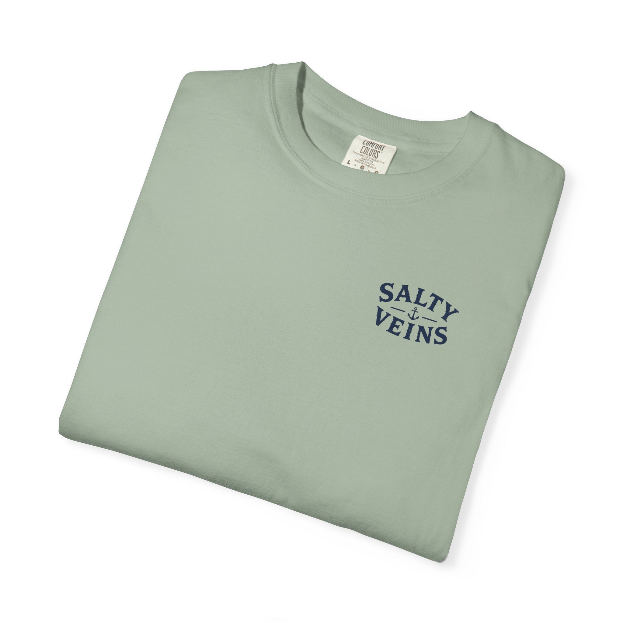 Salty Veins Off the Clock Tee