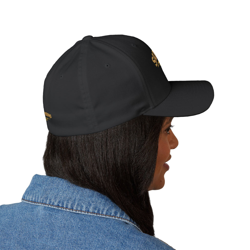 Casquette brodée Salty Veins — Chapeau fermé Beach Life