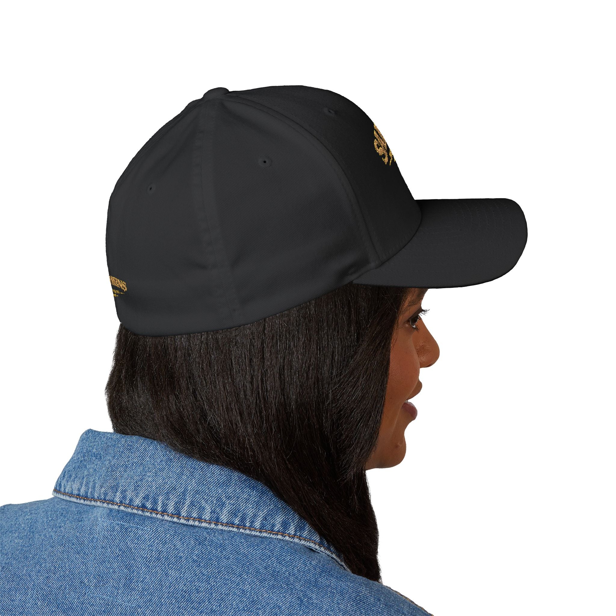 Salty Veins Embroidered Closed-Back Hat