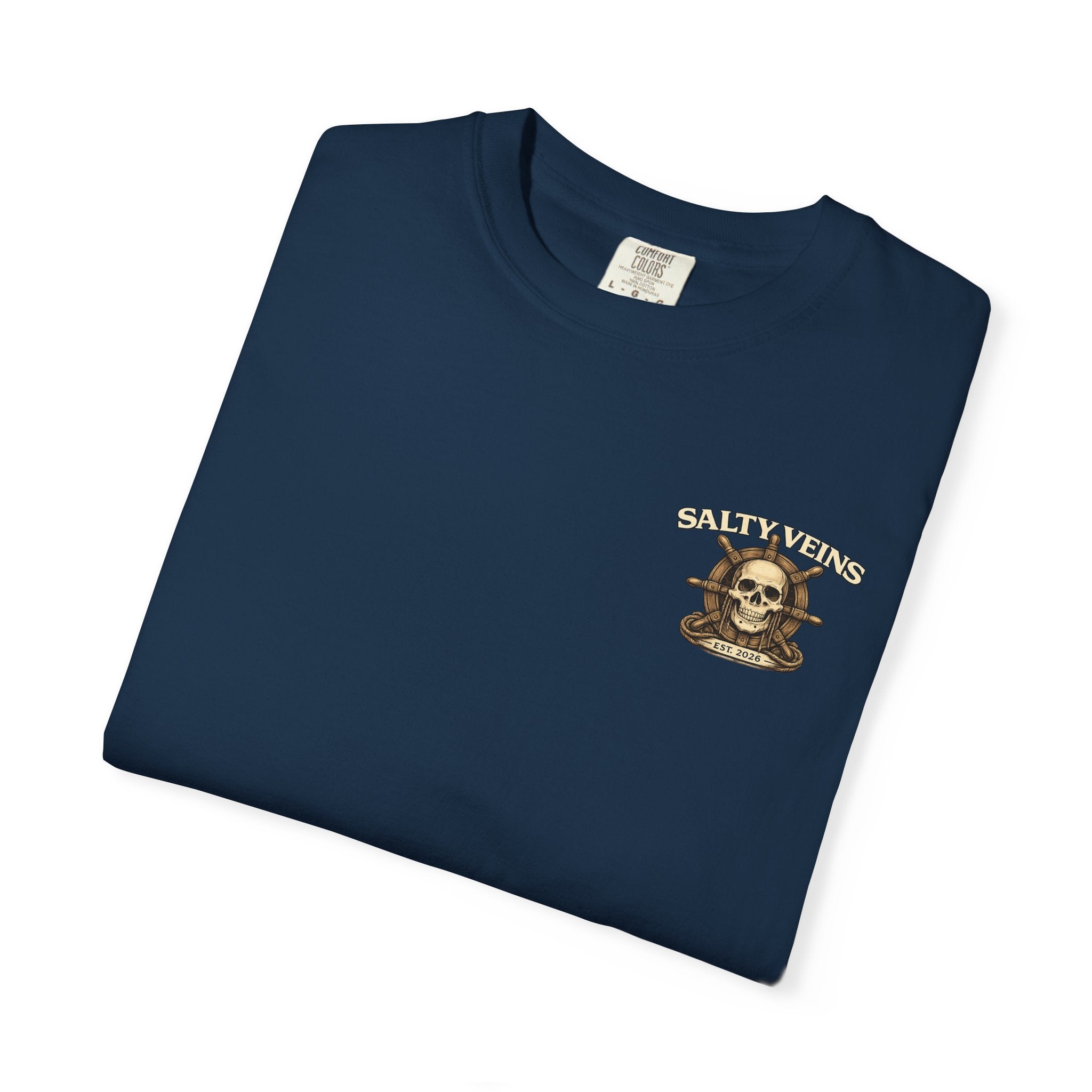T-shirt Crâne & Casque Salty Veins