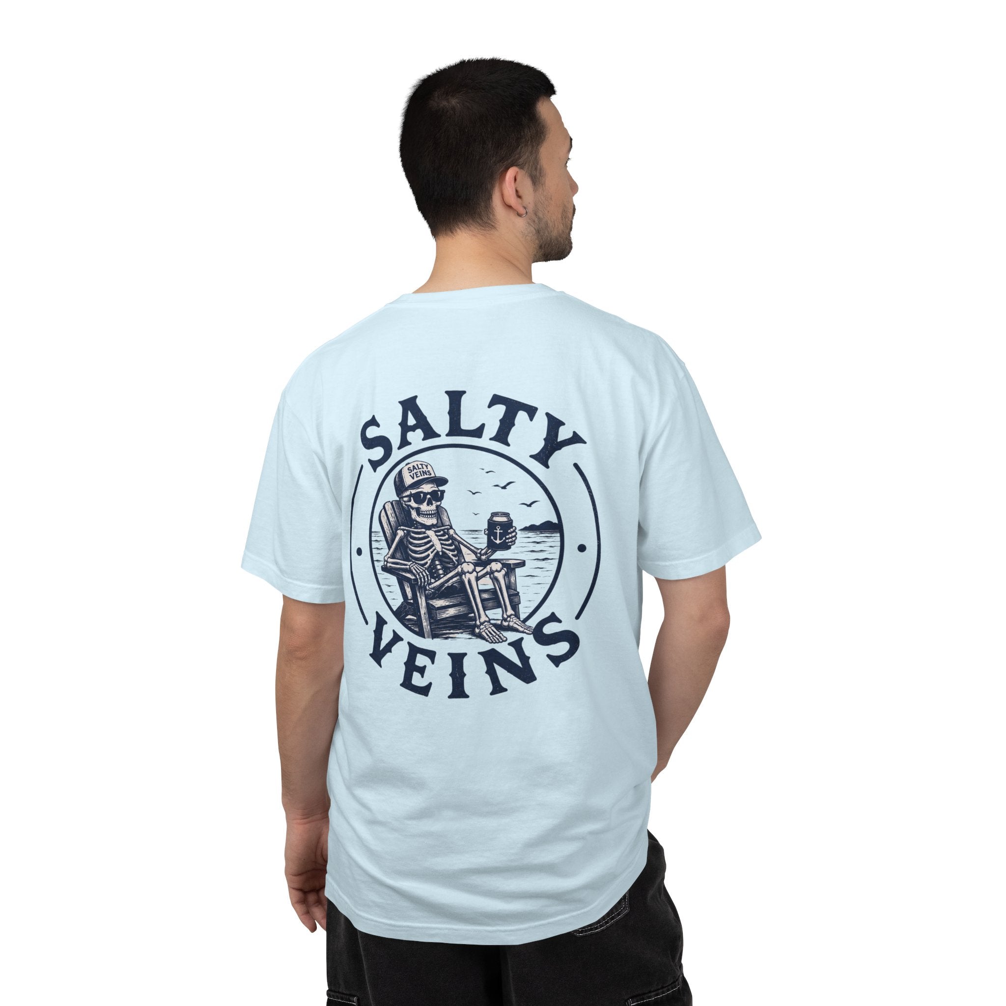 Salty Veins Off the Clock Tee