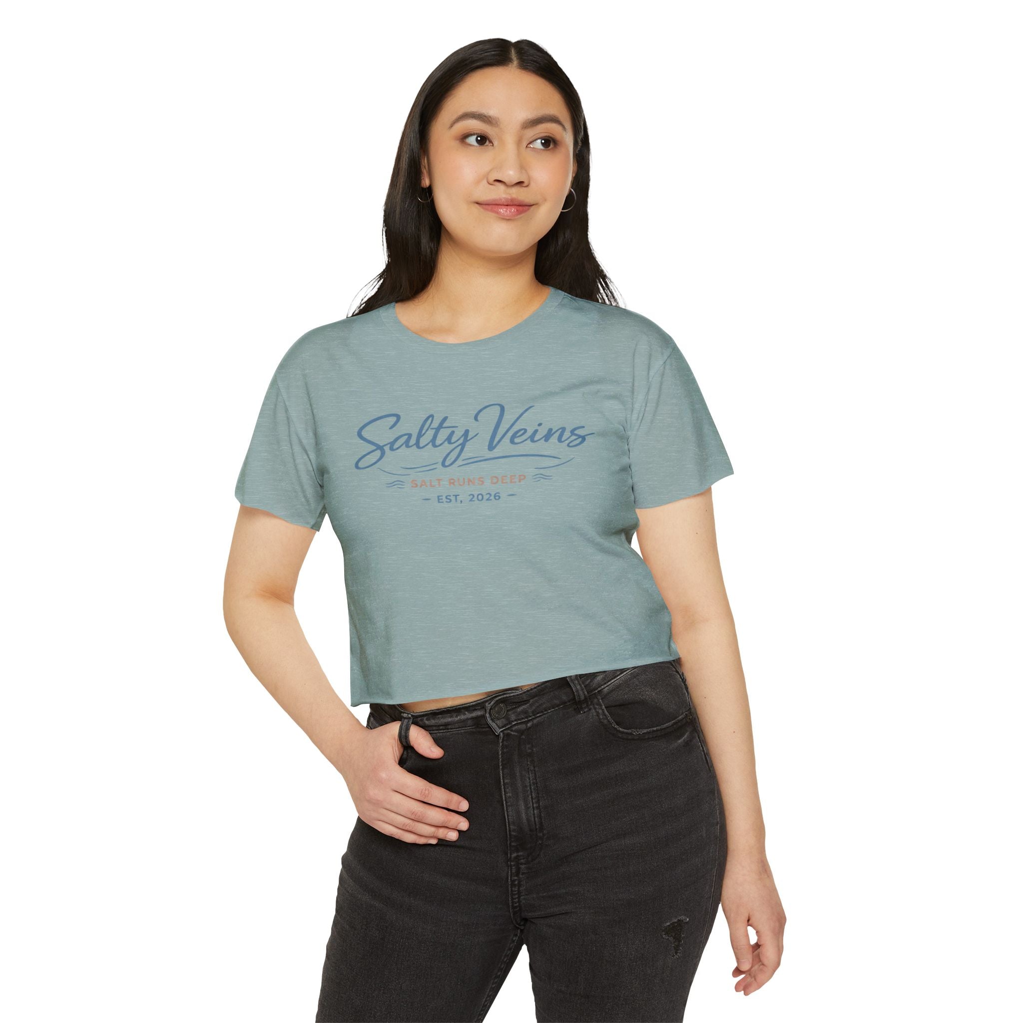 Salty Veins Crop Top