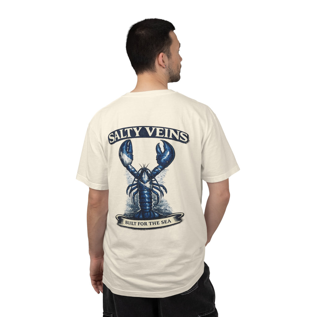Salty Veins Blue Lobster Tee