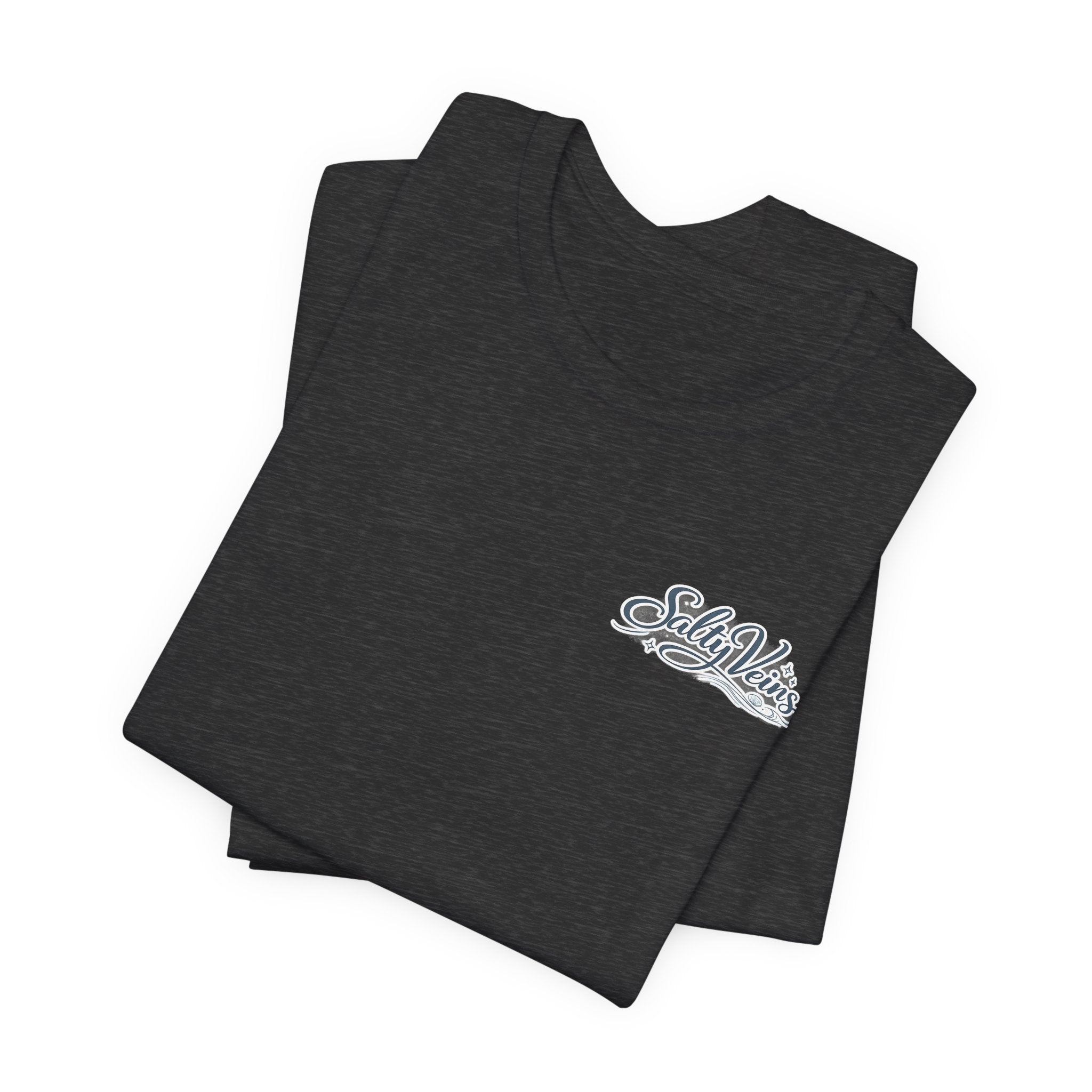 Salty Veins Beach Tee — Surf Graphic Short Sleeve Tee