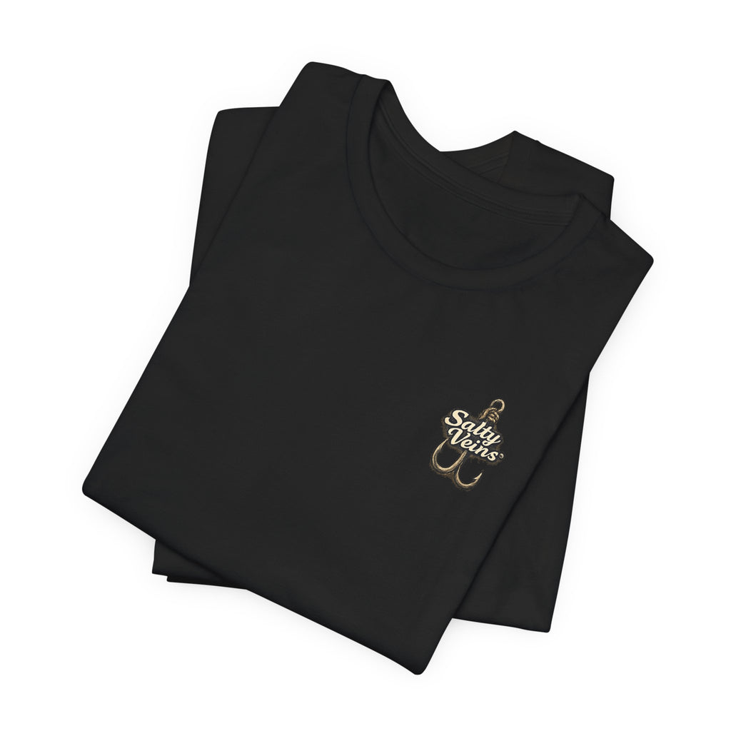 Salty Veins Hooked on the Salt Beach House Tee