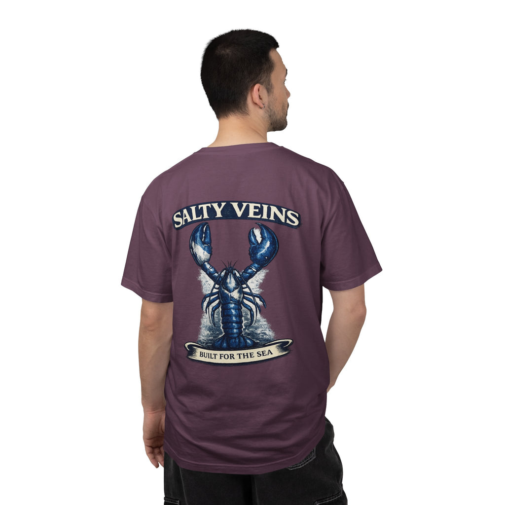 Salty Veins Blue Lobster Tee