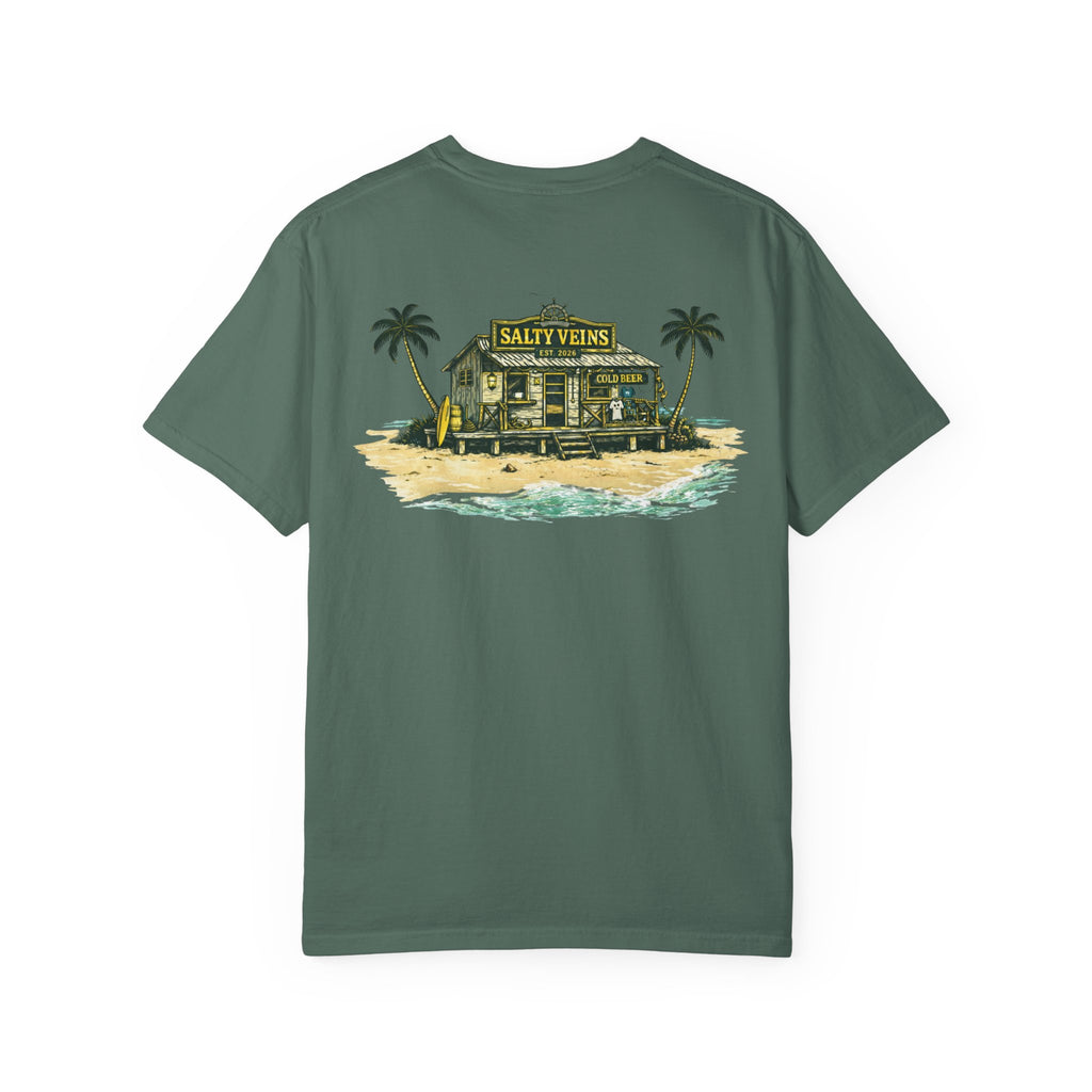 T-shirt Salty Veins Beach Shack