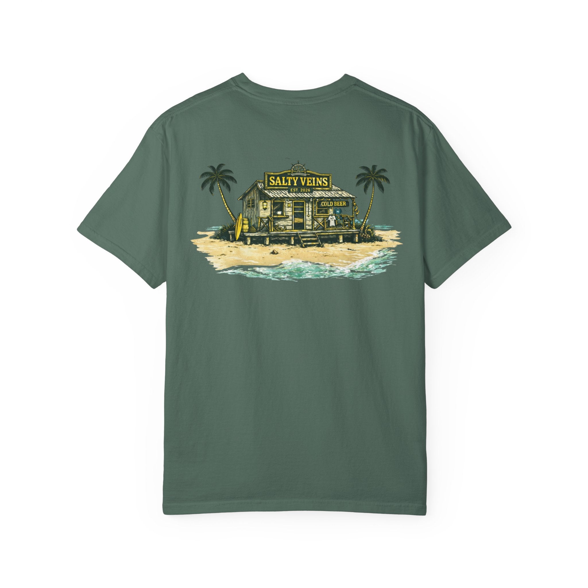 T-shirt Salty Veins Beach Shack
