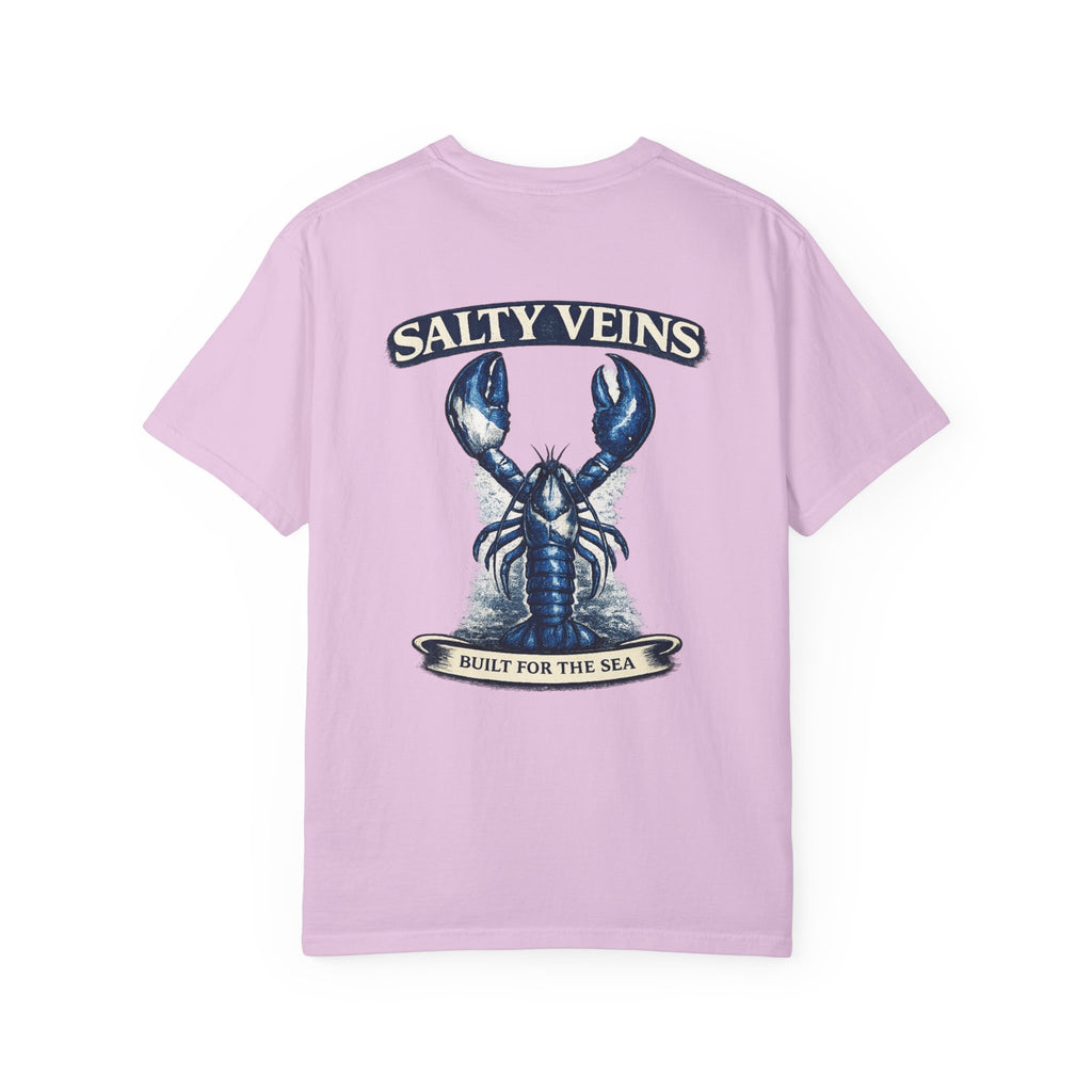 Salty Veins Blue Lobster Tee