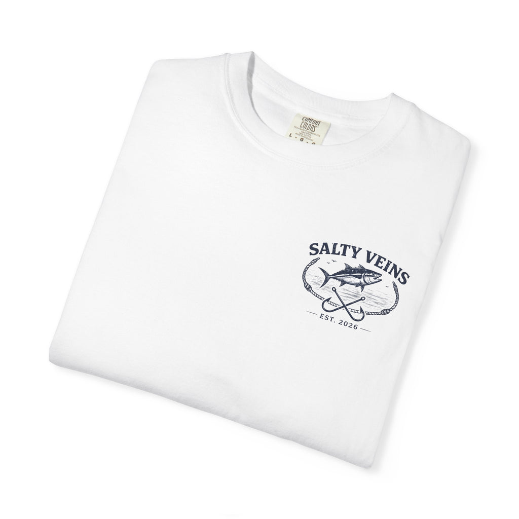 T-shirt de pêche Salty Veins Atlantic Born