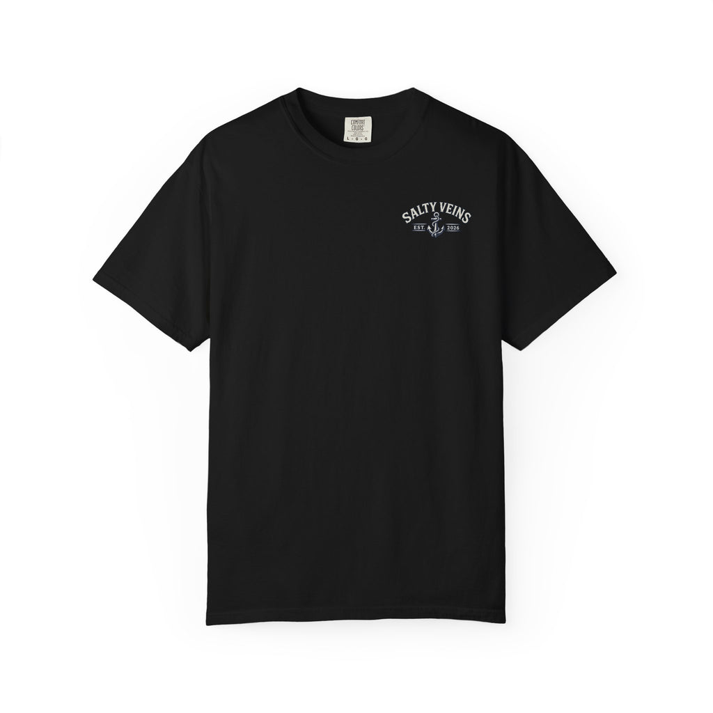 Salty Veins Support Local Fisherman Tee