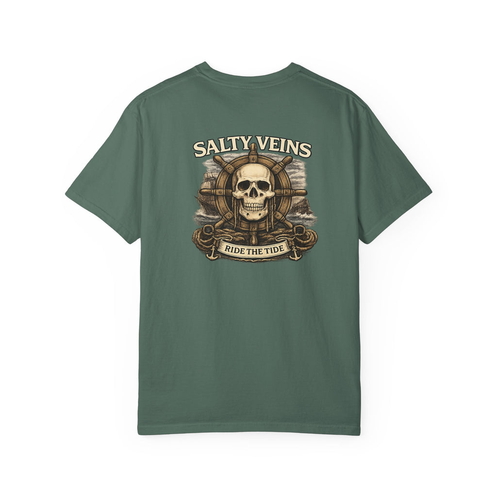 T-shirt Crâne & Casque Salty Veins