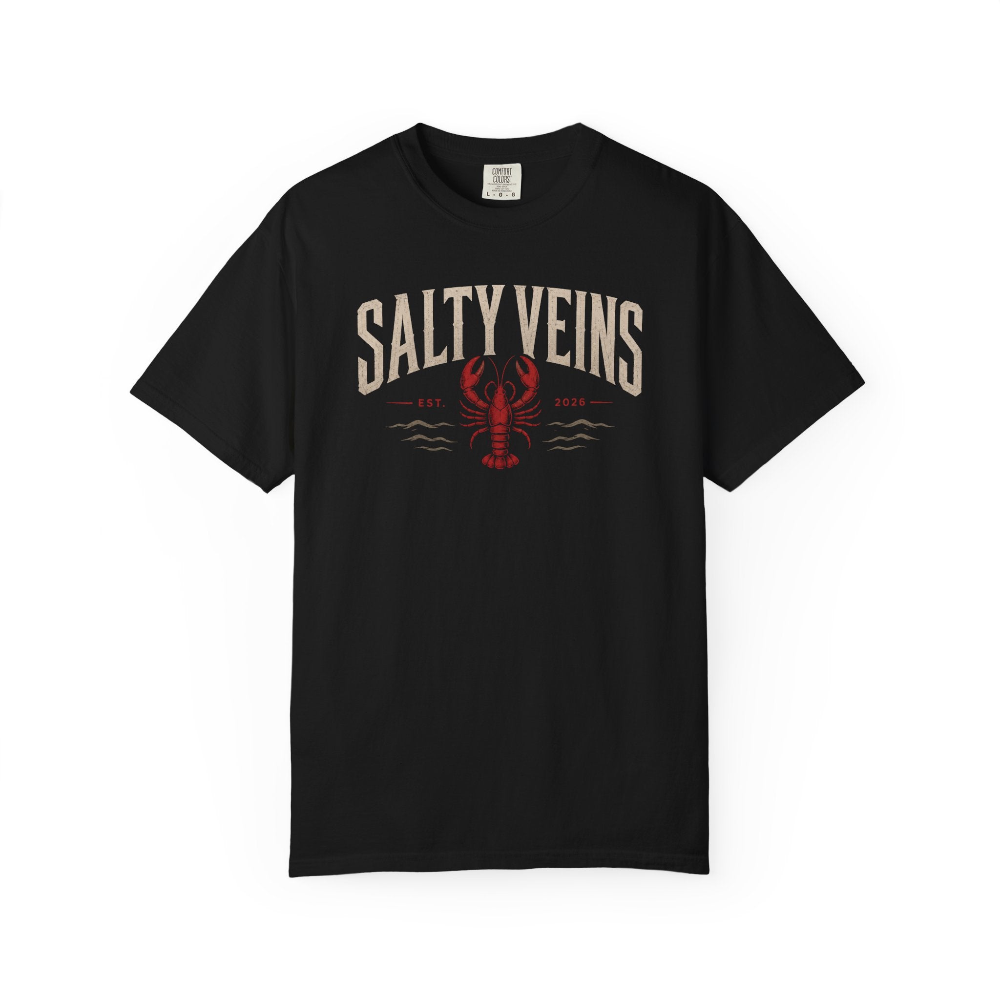 Salty Veins Lobster Tee
