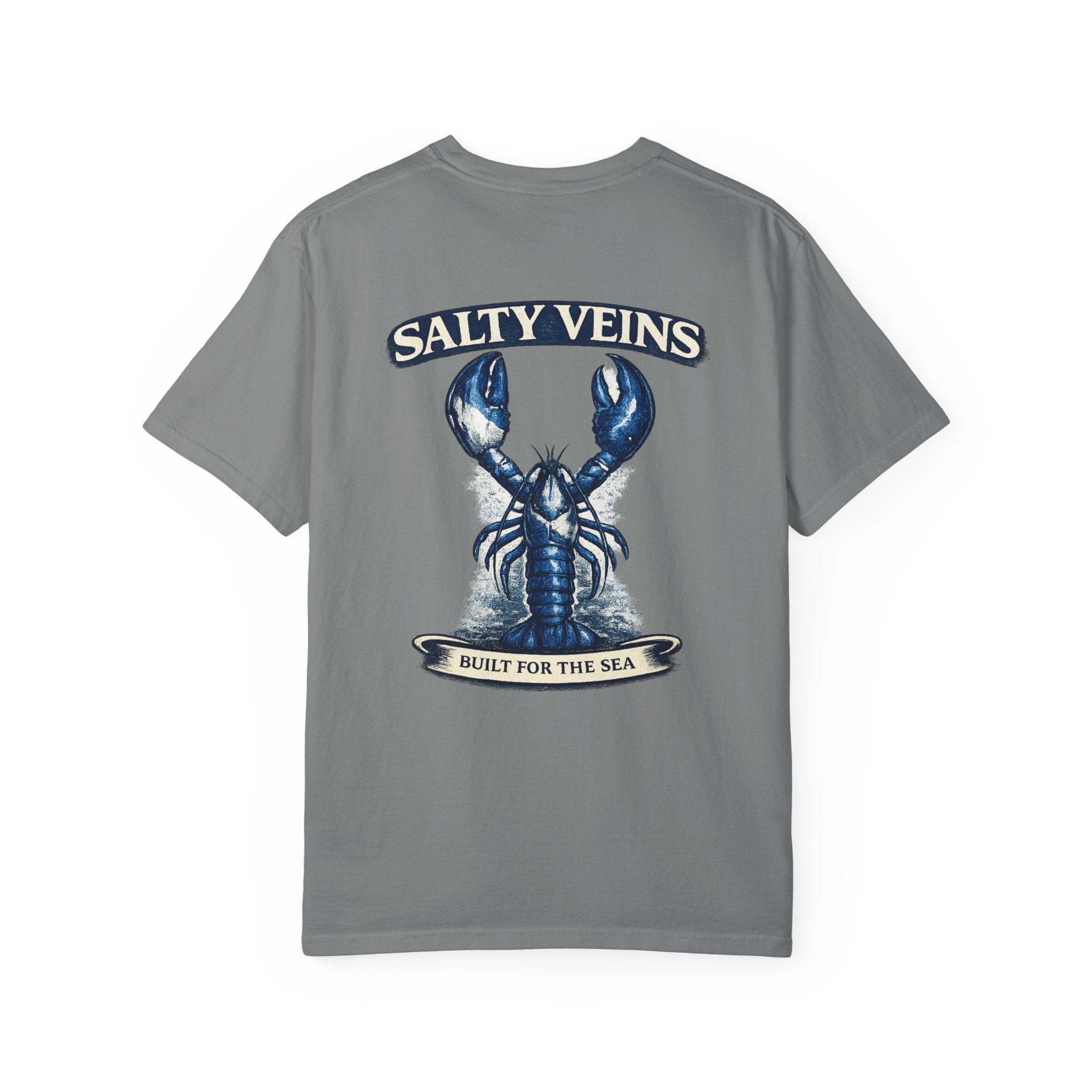 Salty Veins Blue Lobster Tee