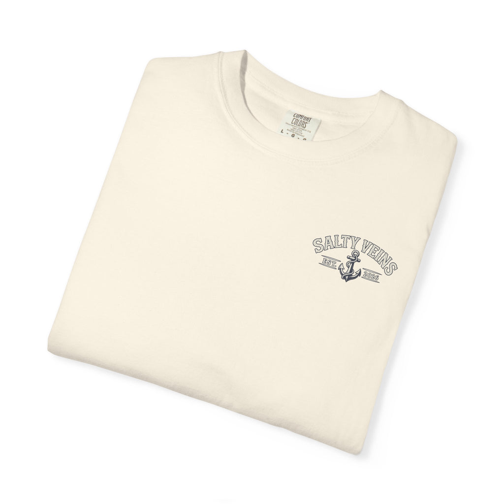 Salty Veins Support Local Fisherman Tee