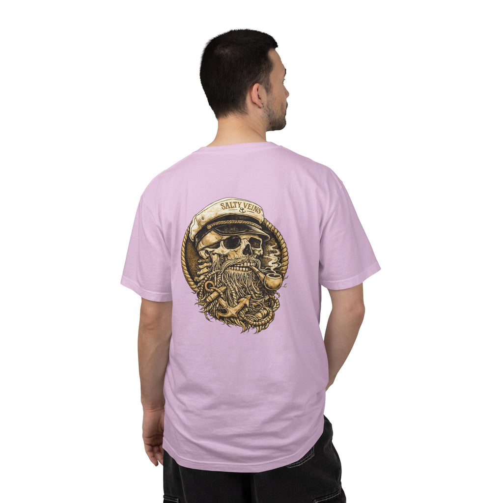 Salty Veins Skull Captain Tee