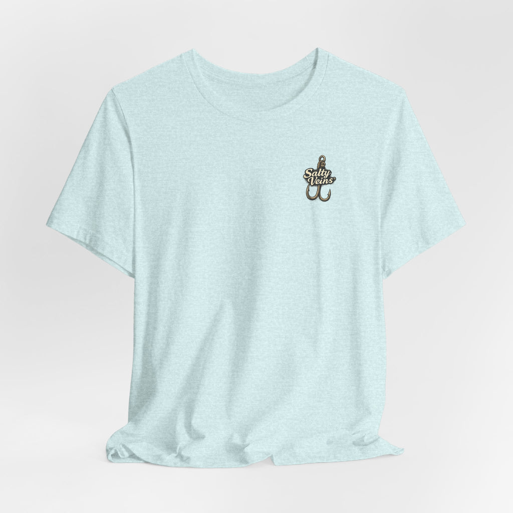 Salty Veins Hooked on the Salt Beach House Tee