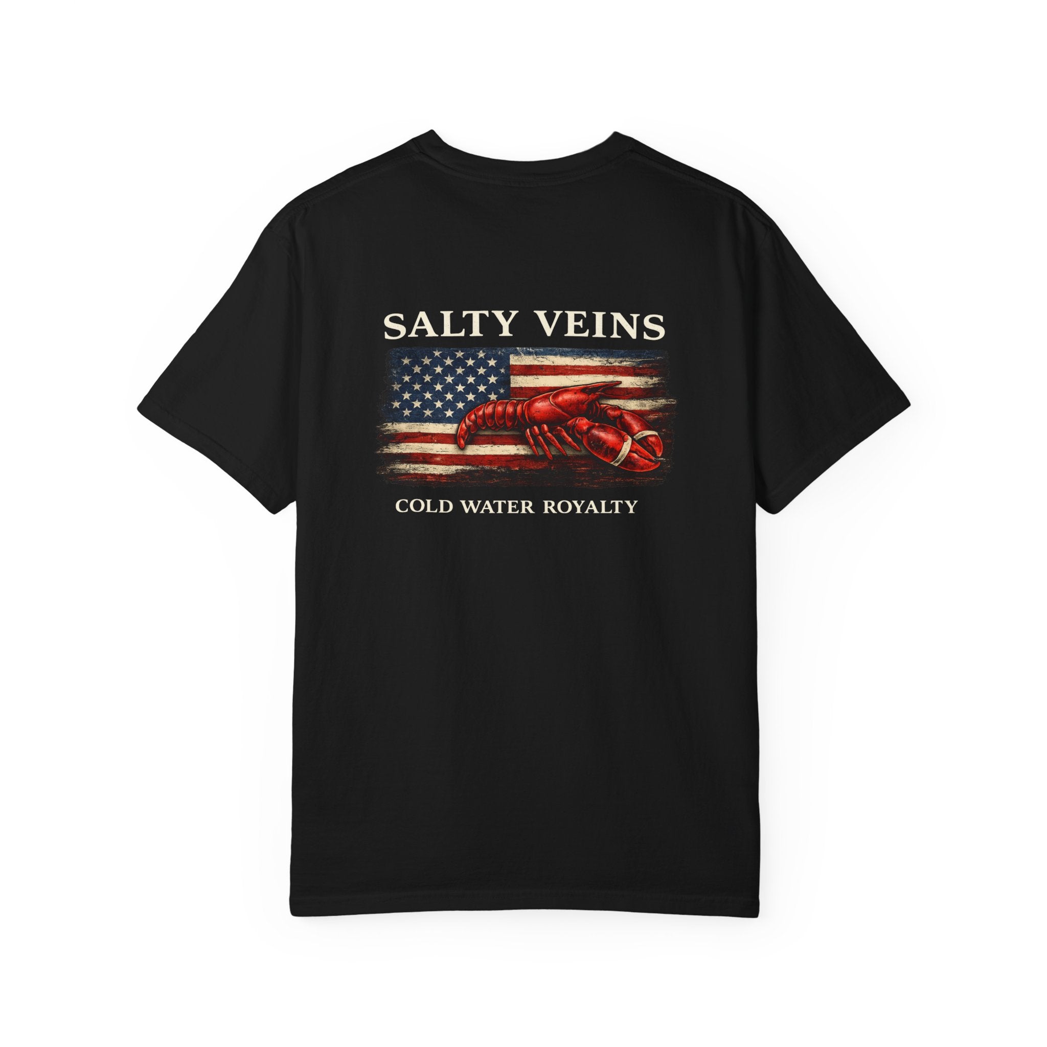 Salty Veins Cold Water Royalty Lobster Tee