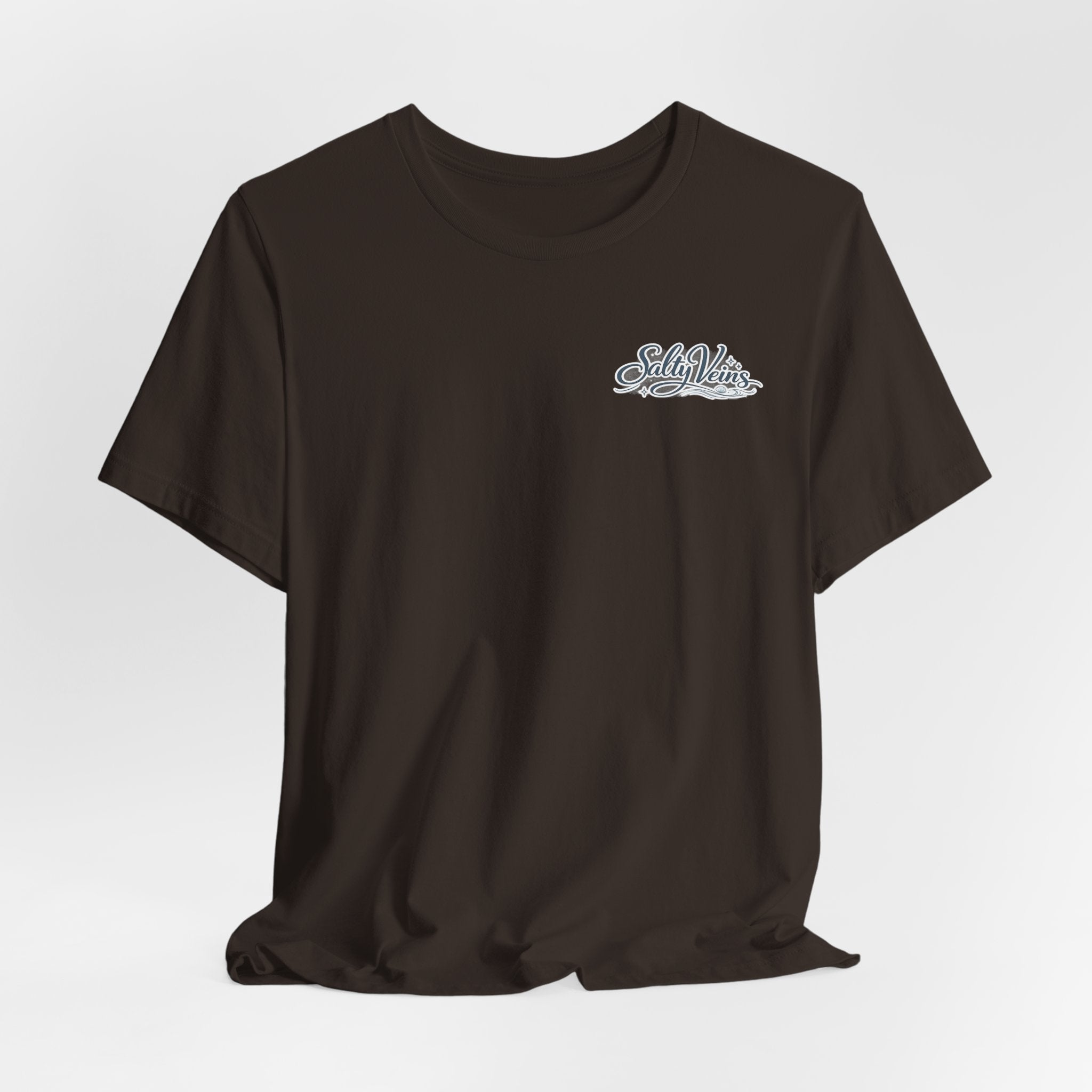 Salty Veins Beach Tee — Surf Graphic Short Sleeve Tee