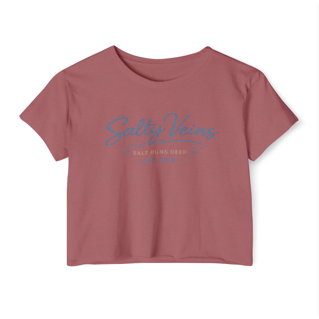 Salty Veins Crop Top
