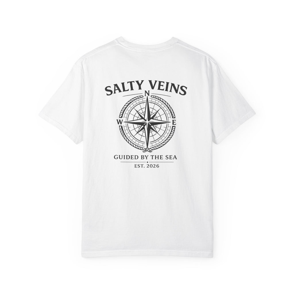 T-shirt "Guided by the Sea" Rose des Vents Salty Veins