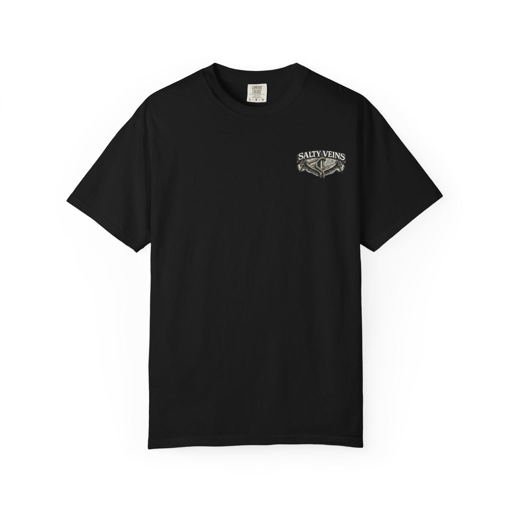 T-shirt graphique Salty Veins Anchor (Lost 'Til The End) — T-shirt col rond vintage nautique