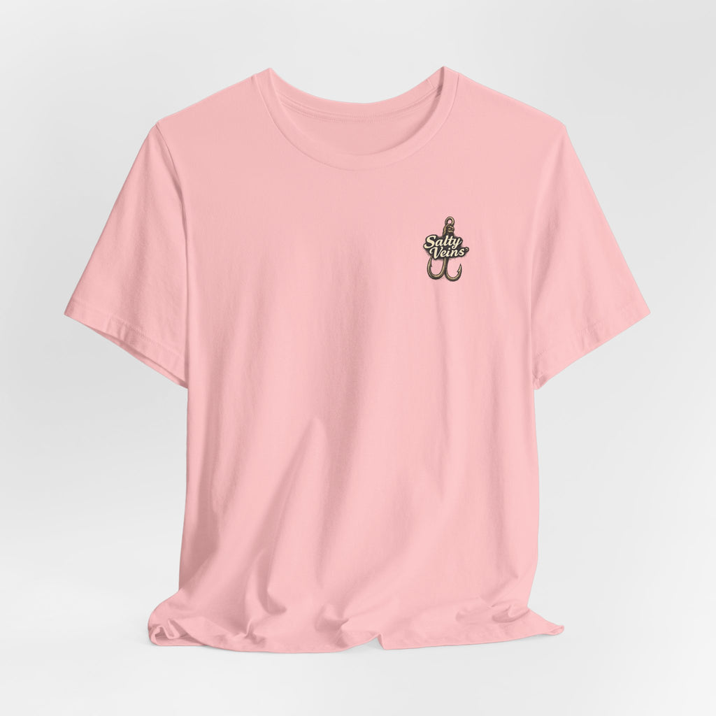 Salty Veins Hooked on the Salt Beach House Tee