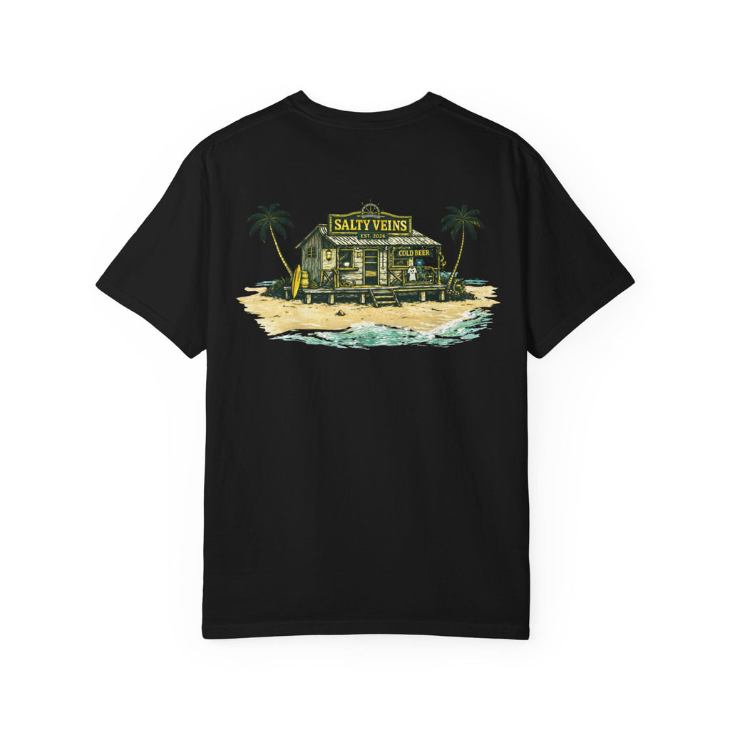 T-shirt Salty Veins Beach Shack