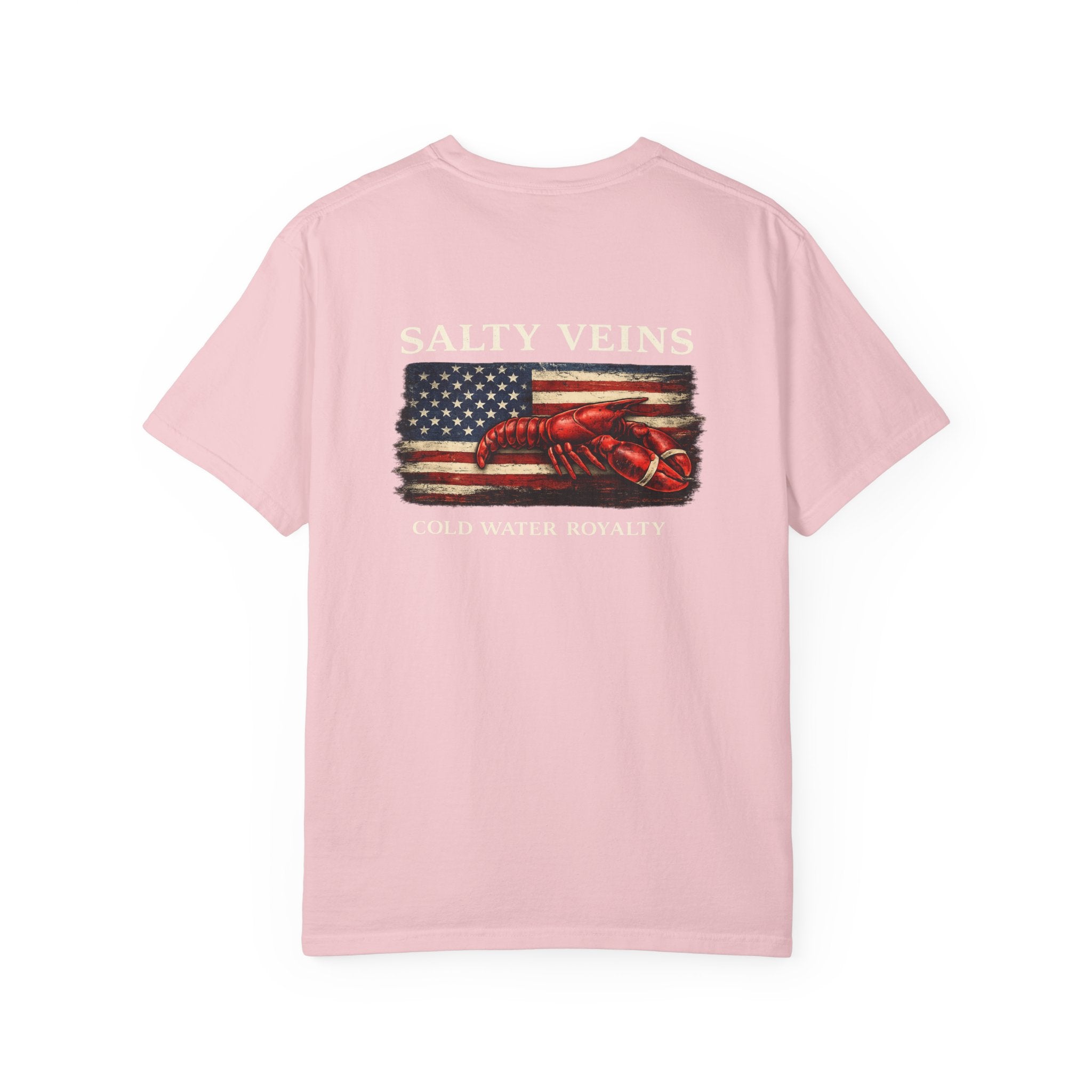 Salty Veins Cold Water Royalty Lobster Tee