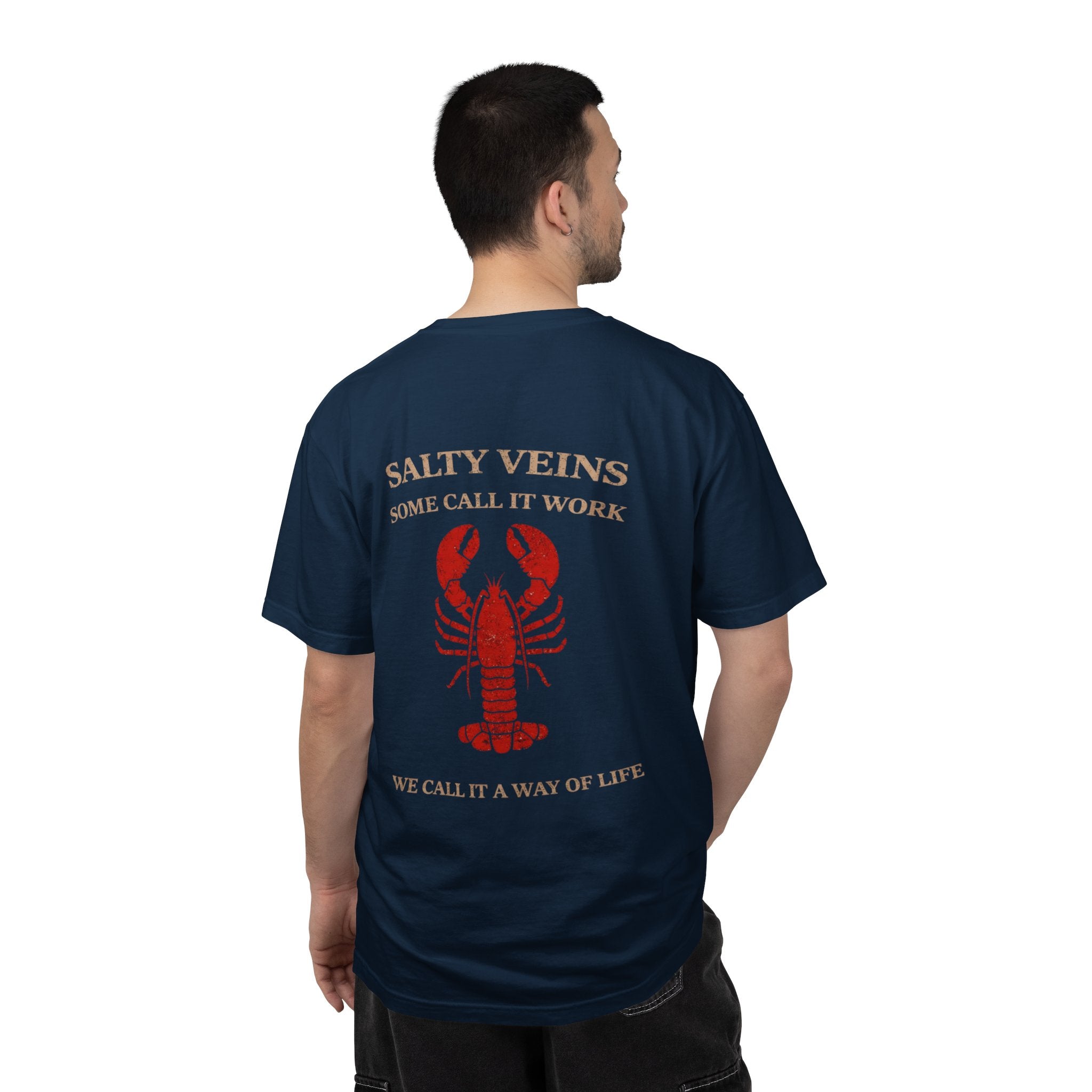 Salty Veins Way of Life Lobster Tee
