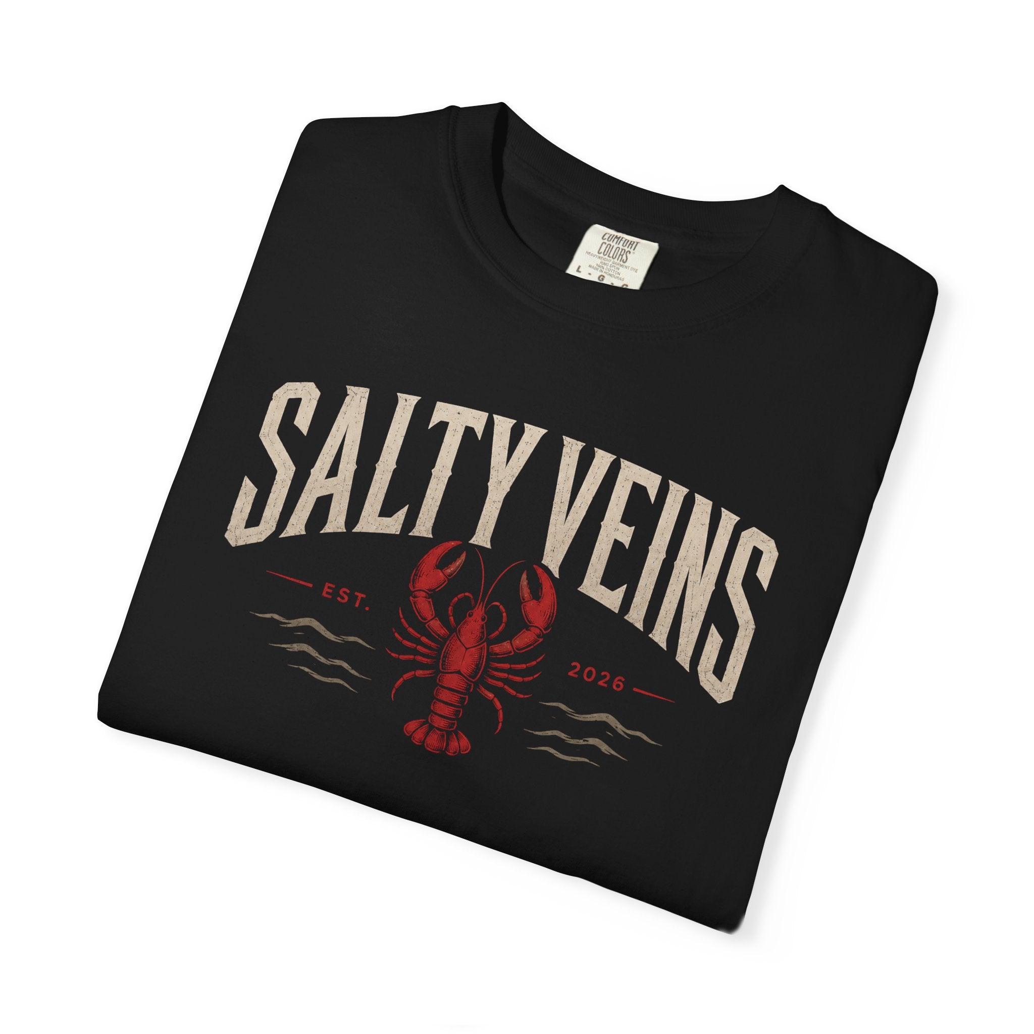 Salty Veins Lobster Tee