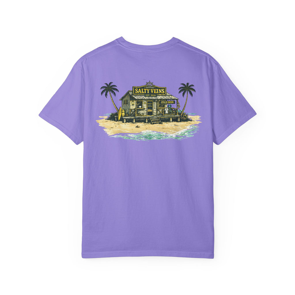 T-shirt Salty Veins Beach Shack