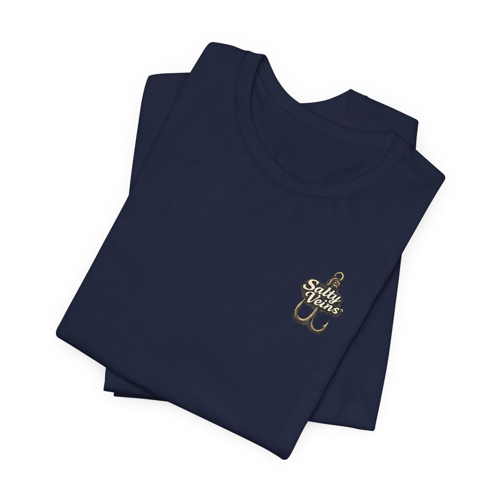 Salty Veins Hooked on the Salt Beach House Tee