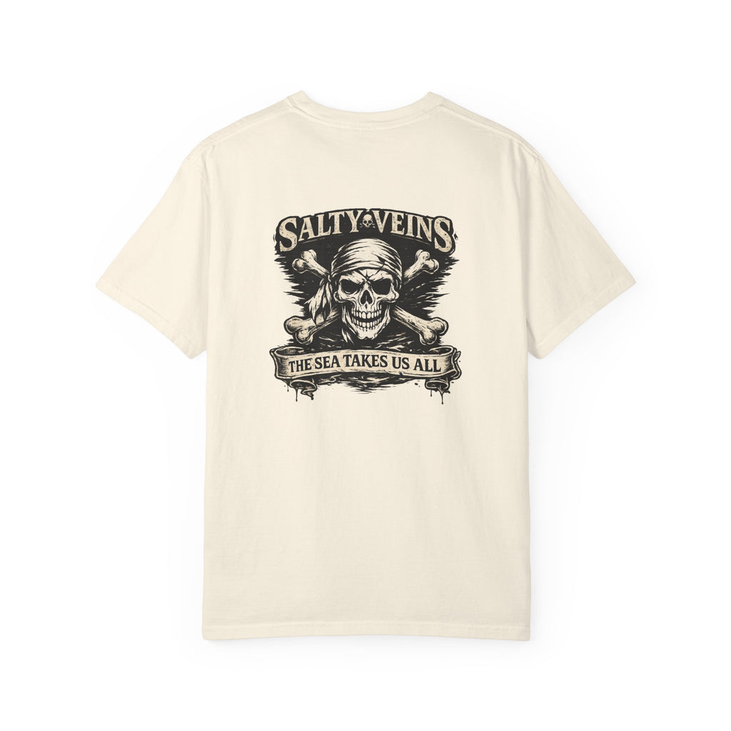 Salty Veins The Sea Takes Us All Tee