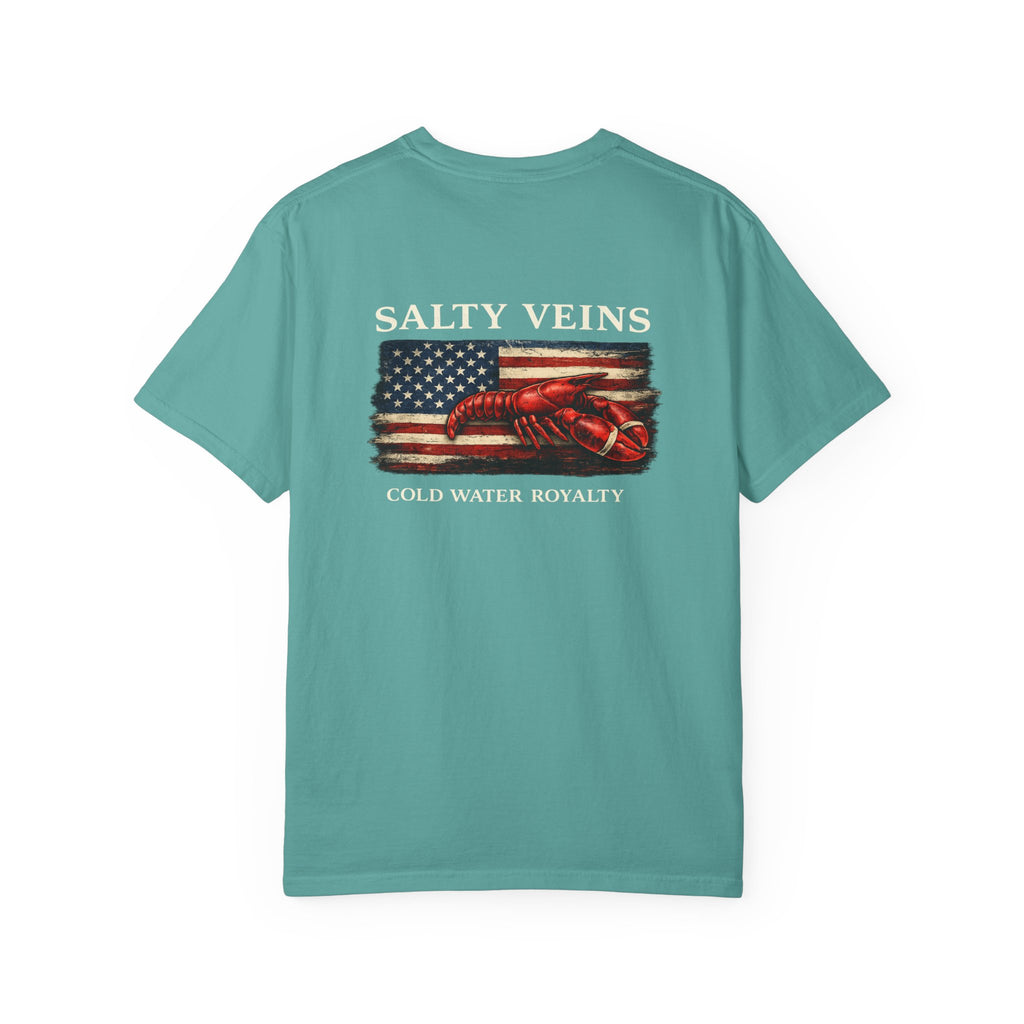 Salty Veins Cold Water Royalty Lobster Tee