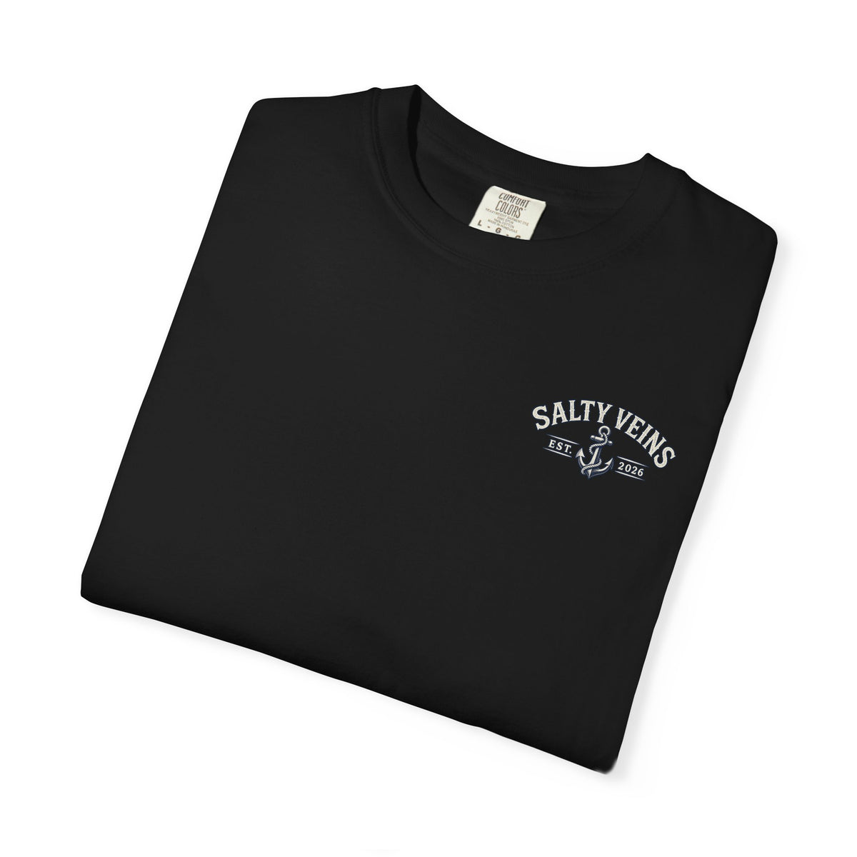 Salty Veins Support Local Fisherman Tee