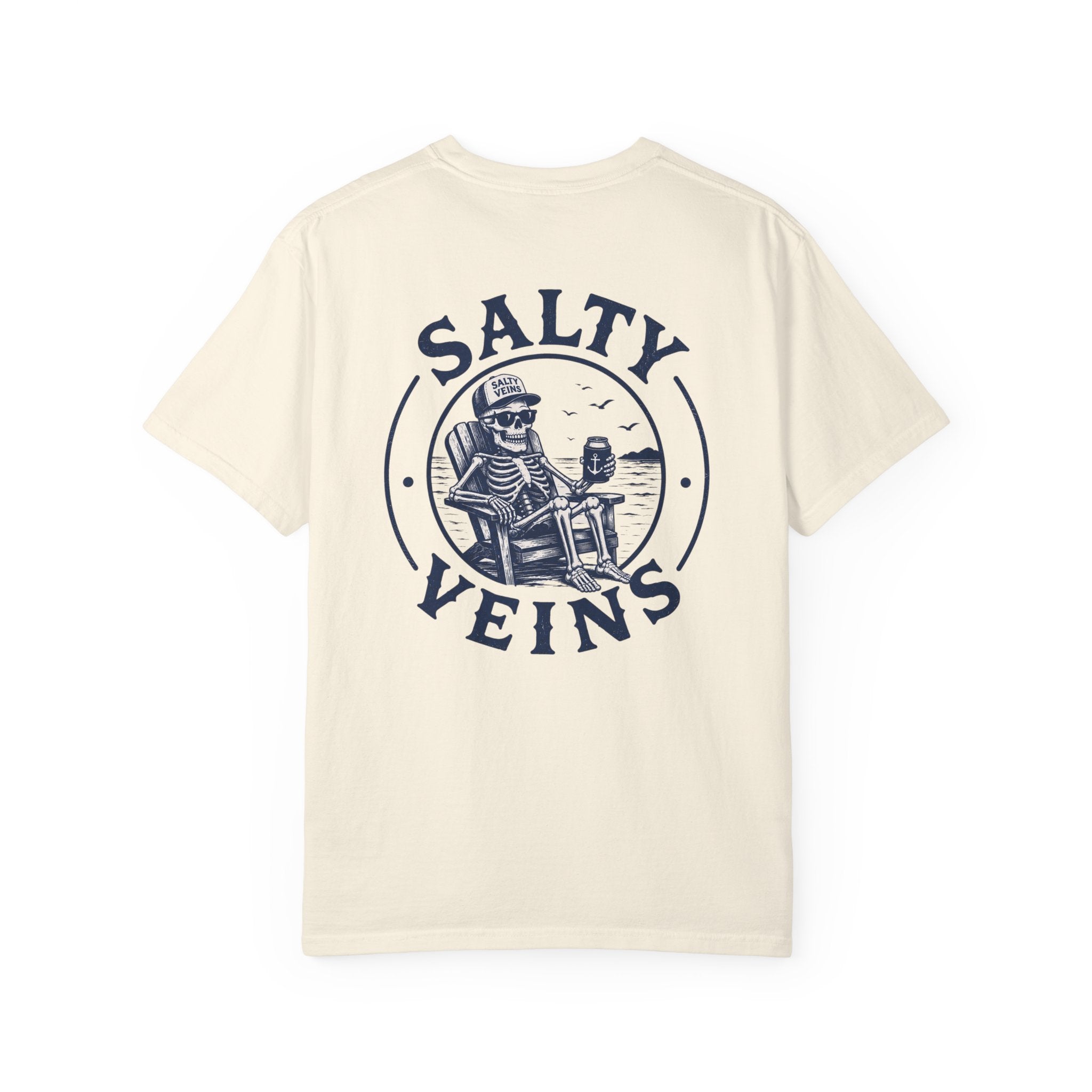 Salty Veins Off the Clock Tee