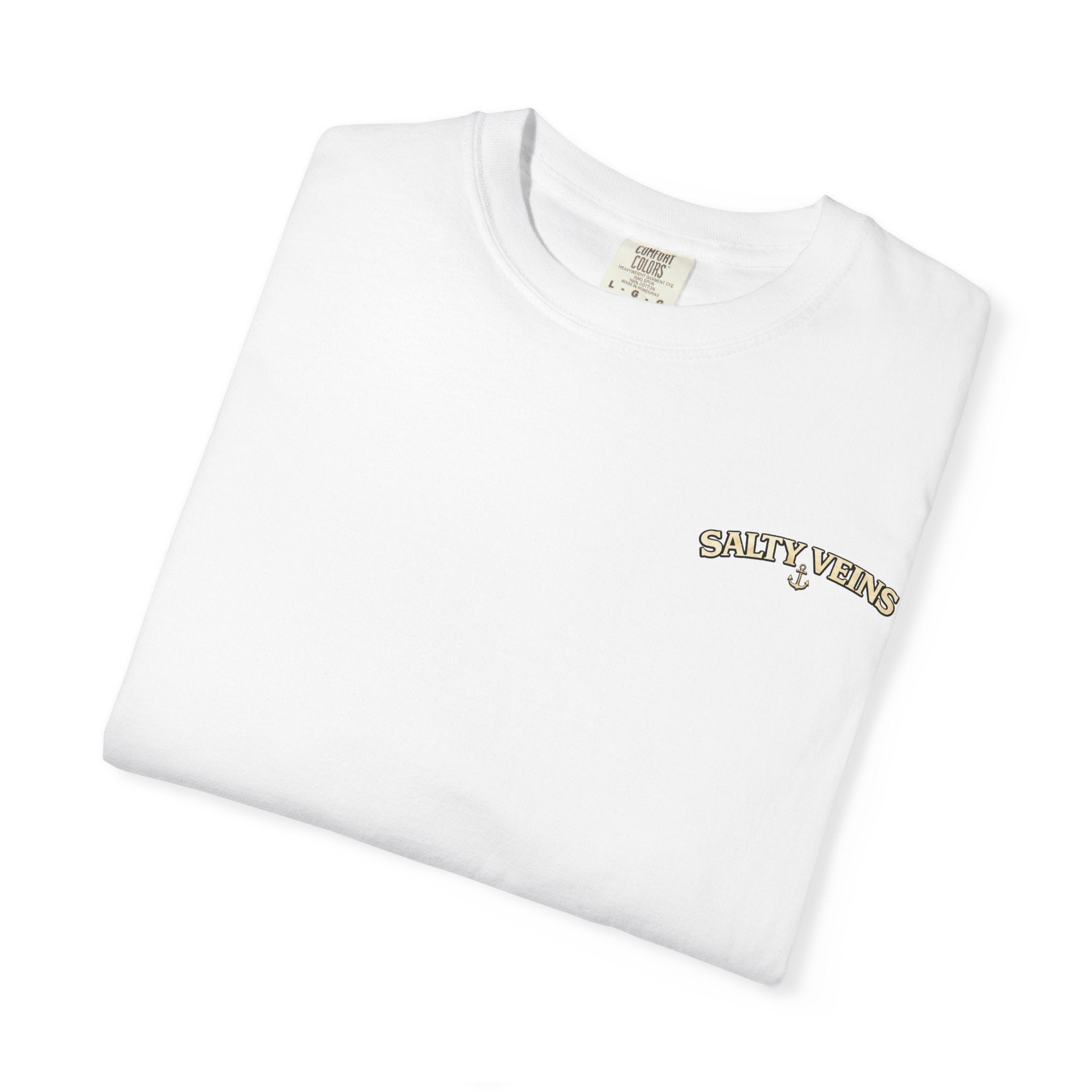 Salty Veins Skull Captain Tee