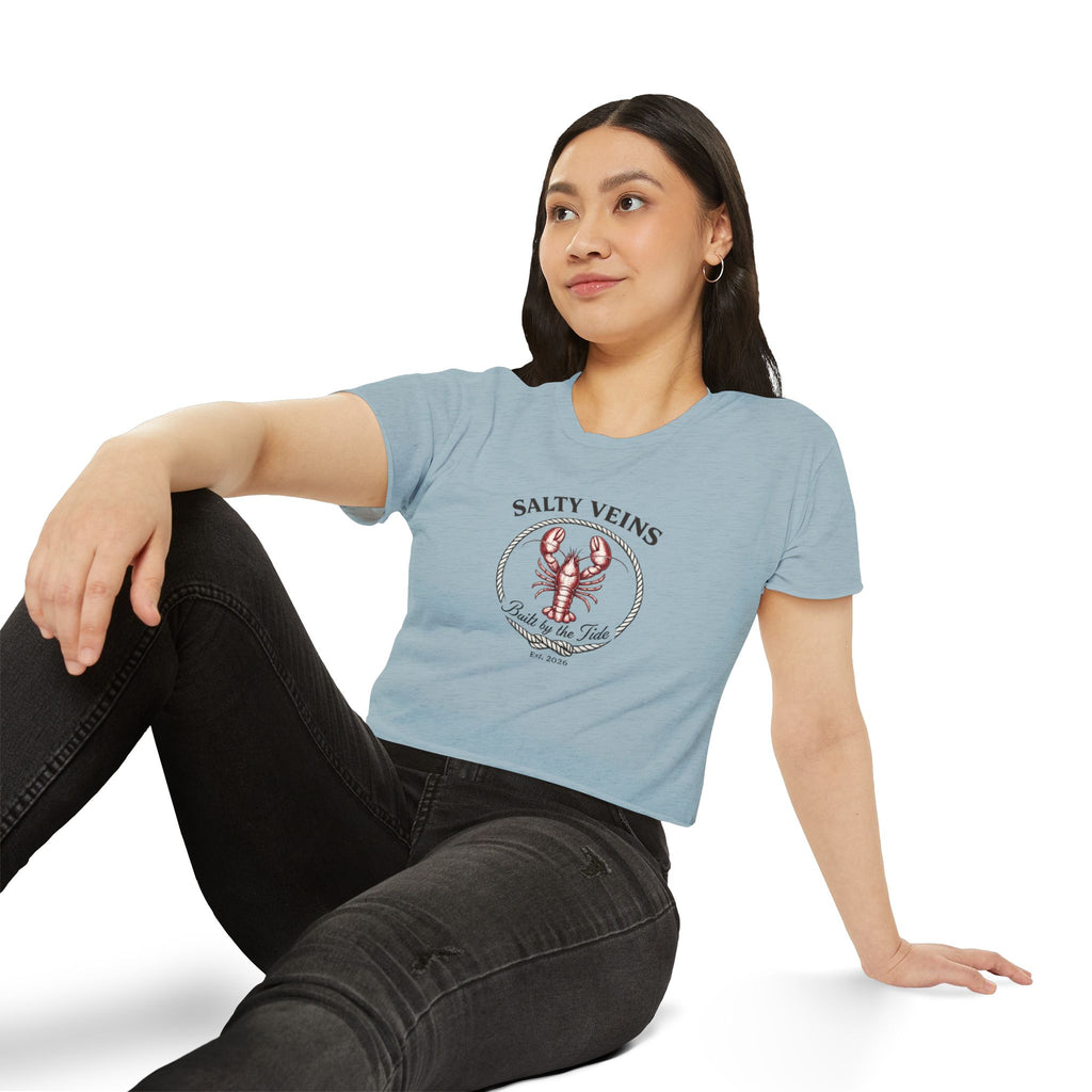 Haut court pour femme Salty Veins — Homard