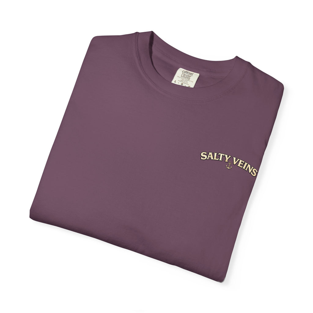 Salty Veins Skull Captain Tee
