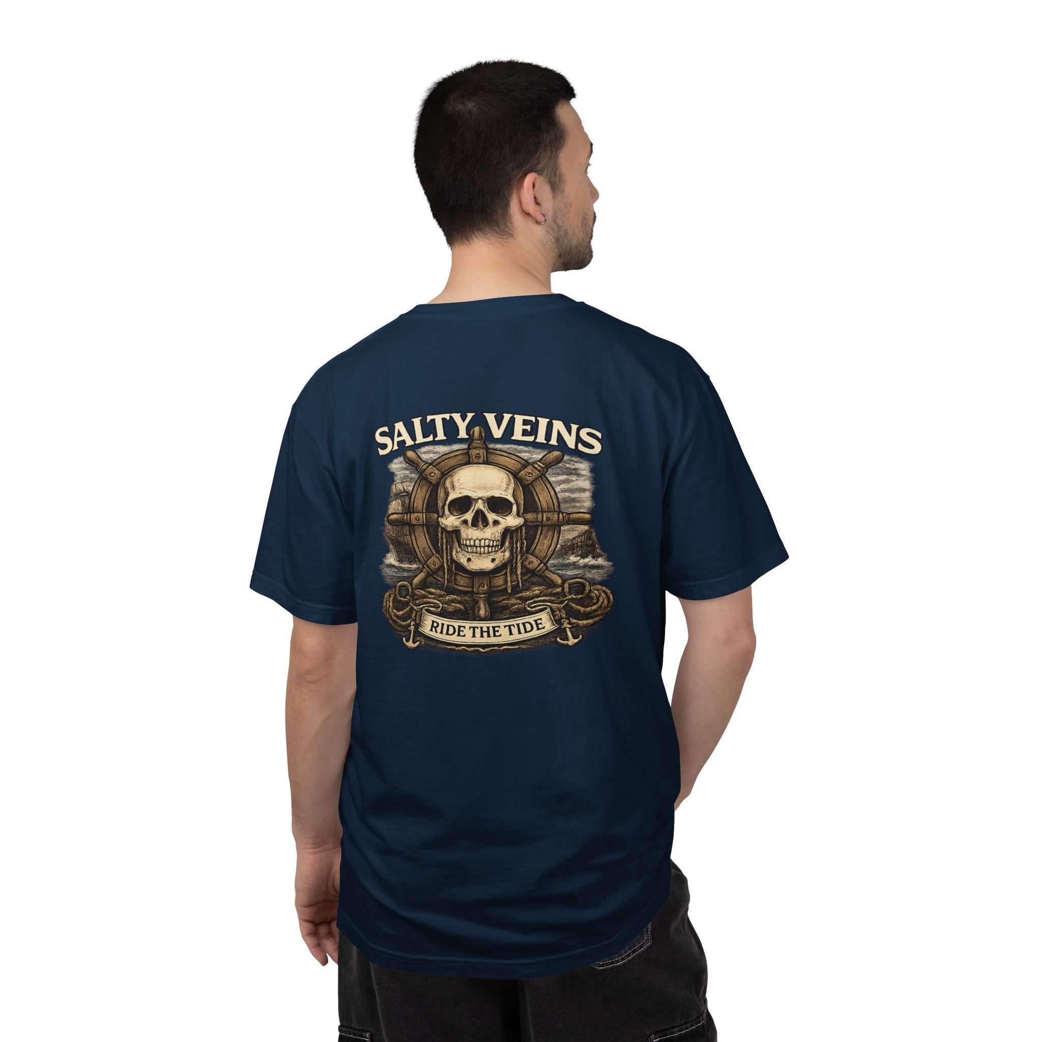 T-shirt Crâne & Casque Salty Veins