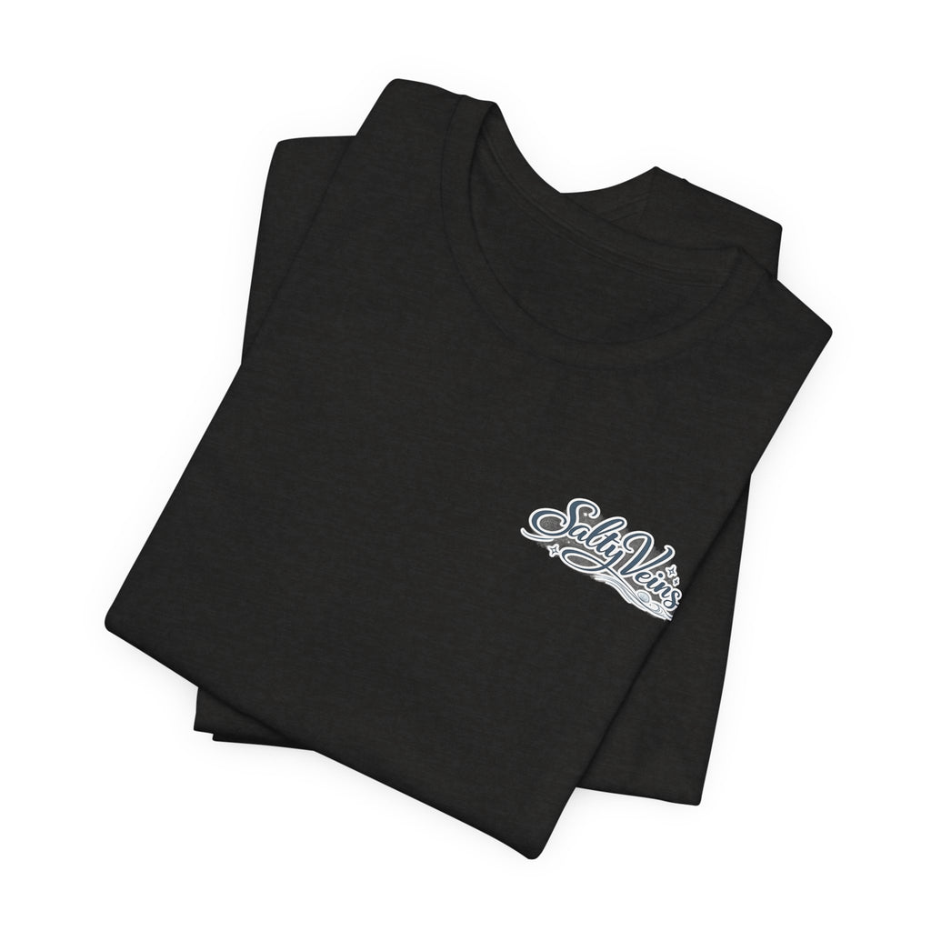 Salty Veins Beach Tee — Surf Graphic Short Sleeve Tee