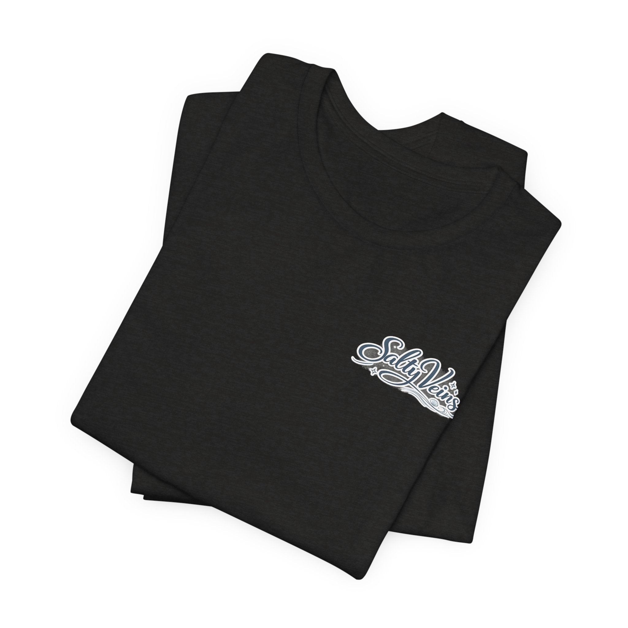 Salty Veins Beach Tee — Surf Graphic Short Sleeve Tee